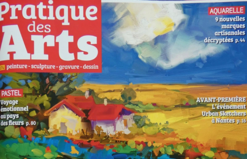 Magazine Pratique des Arts n°174-2024. Artiste Daniel Germain - Article : Lumière ! avant tout - Rencontre avec l'artiste